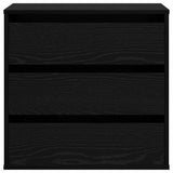 Drawer Cabinet Black 61 x 41 x 58 cm Engineered Wood 868892