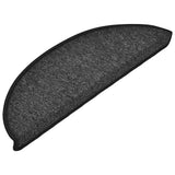 Stair Mat Set of 30 Anthracite 100% PP tufted 56x17 cm Non-slip 3365733