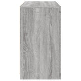 Sideboard with LED Lights Grey Sonoma 60.5x37x67 cm 836621