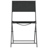 ZNTS 3 Piece Garden Dining Set Black Steel 3203727