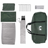 Camping Tent Army Green 335 x 275 x 180 cm Polyester and Steel 42028655