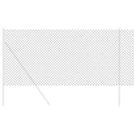 Chain Link Fence Grey 10 x 1 m Steel 42004810