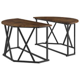 Coffee Table Smoked Oak 80 x 80 x 42 cm 868251