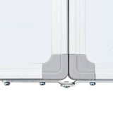 Magnetic Whiteboard Foldable 120x100x1.7 cm Aluminium 4005357