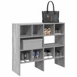 Shoe Racks 2 pcs Stackable Grey Sonoma 89.5x30x40 cm 858850