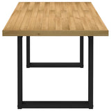 Dining Table NOAIN U-Shaped Legs 180x90x75 cm Solid Wood Pine 3328259