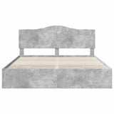 Bed Frame with Drawer Concrete Grey 180 x 200 cm Engineer Wood 3413390