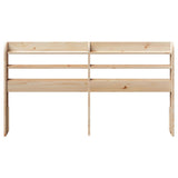 Headboard with Shelves 135 cm Solid Wood Pine 850953