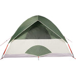 ZNTS Camping Tent Dome 3-Person Green Waterproof 94695