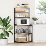 Kitchen Shelf Sonoma Oak 80 x 40 x 168 cm Engineered Wood 883887