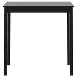 ZNTS Bar Table MDF Black 115x55x107 cm 240378