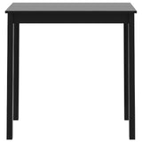 ZNTS Bar Table MDF Black 115x55x107 cm 240378