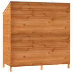 Garden Shed Brown 102x52x112 cm Solid Wood Fir 152185