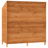 Garden Shed Brown 102x52x112 cm Solid Wood Fir 152185