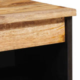 Sideboard with Storage Brown 60 x 33 x 75 cm Solid Mango Wood 4018069