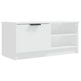 ZNTS TV Cabinet White 80x35x36.5 cm Engineered Wood 811466