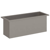 Garden Planter with LED Rusty 30 x 80 x 30 cm Weathering Steel 8008110