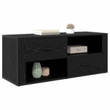 TV Cabinet Black Oak 100 x 35 x 40 cm Engineered Wood 881014