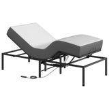 Electric Adjustable Bed Frame Black 200 x 70 x 33.5 cm Steel 42037356