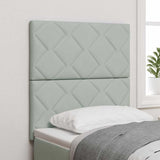 Headboard Height Adjustable Light grey 80 cm Velvet 3337880