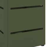 Umbrella Stand with Storage Olive 15.5 x 15.5 x 49 cm Metal 868516