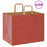 Paper Bags 250 pcs with Handles Red 32x22x24 cm 4101987