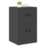 File Cabinet Black 45.5 x 42 x 74.5 cm Cold-Rolled Steel 891610