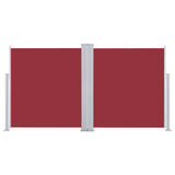 Retractable Side Awning 170x600 cm Red 48471