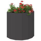 Planter Black 60 x 30 x 50 cm Steel 883717