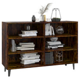 Sideboard Smoked Oak 103.5x35x70 cm Engineered Wood 813185