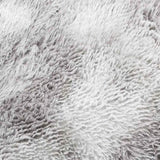Shaggy Rug High Pile NAVARRA Silver Grey 200x200 cm Polyester 4102924