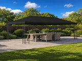 Gazebo Canopy Cover 6 x 3 m Black Polyester 190 900407