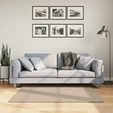 Rug HUARTE Short Pile Soft and Washable Sand 120x120 cm 375056