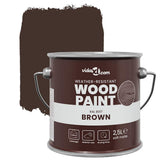 Wood Paint Brown 2.5 L Wall Print 4008540