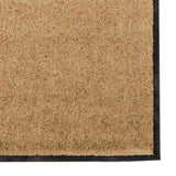 Doormat Other Cream and Black 120 x 300 cm Polyamide and PVC 4100754