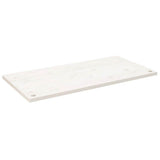 Desk Top White 110x55x2.5 cm Solid Wood Pine 824461