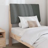 Upholstered Headboard Dark Grey 75 cm Solid Pine Wood 879315
