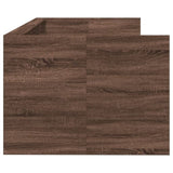 Daybed with Drawers without Mattress Brown Oak 90x190 cm Single 3280859