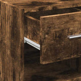 Sideboard Smoked Oak 45x42.5x93 cm Engineered Wood 846324