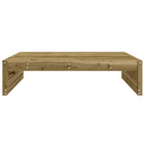 Garden Footstool Natural Impregnated Pine Wood Large Modular 825757