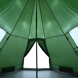 Camping Tent Tipi 4-Person Green Waterproof 94380
