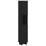 Bathroom Cabinet with Open Shelf EDE Black 30 x 31 x 190 cm 895936
