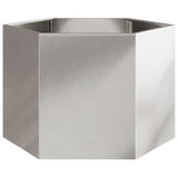 Garden Planter Hexagon 69x60x45 cm Stainless Steel 851126