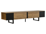 180*40*55cm cabinet, board, console with 2 cabinets and open storage areas on both sides, N605P417174N