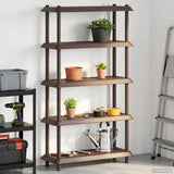 Shelving Unit 5-Tier 100 x 40 x 177 cm PP Brown 8011753
