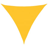 Sunshade Sail 160 g/m Triangular Yellow 6x6x6 m HDPE 311597
