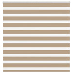 ZNTS Zebra Blind Sand Brown 145x100 cm Fabric Width 140.9 cm Polyester 4014530