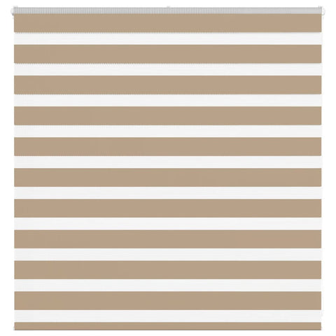 ZNTS Zebra Blind Sand Brown 145x100 cm Fabric Width 140.9 cm Polyester 4014530