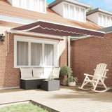 Automatic Retractable Awning Brown 300x250 cm 3215375