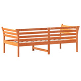 Day Bed without Mattress Wax Brown 90x190 cm Single Solid Wood Pine 842881
